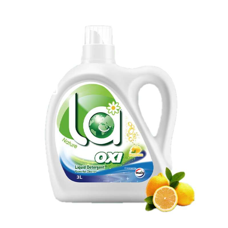 威露士la有氧洗衣液 柠檬香3L/瓶高清大图