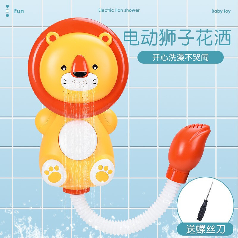 抖音婴儿童洗澡套装宝宝女孩沐浴戏水螃蟹泡泡机花玩具