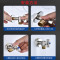 潜水艇球阀全铜球芯角阀马桶热水器暖气片壁挂炉大流量角阀三角阀加厚冷热水4分止热水器求水阀门开关