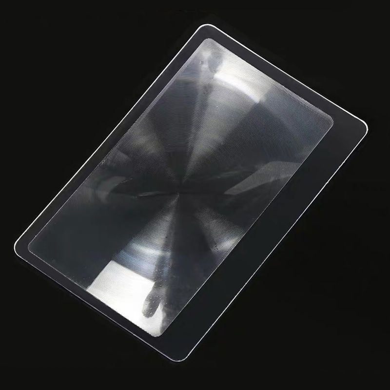 高清薄菲涅尔放大镜塑料pvc名片卡片式扩大镜便携户外老人