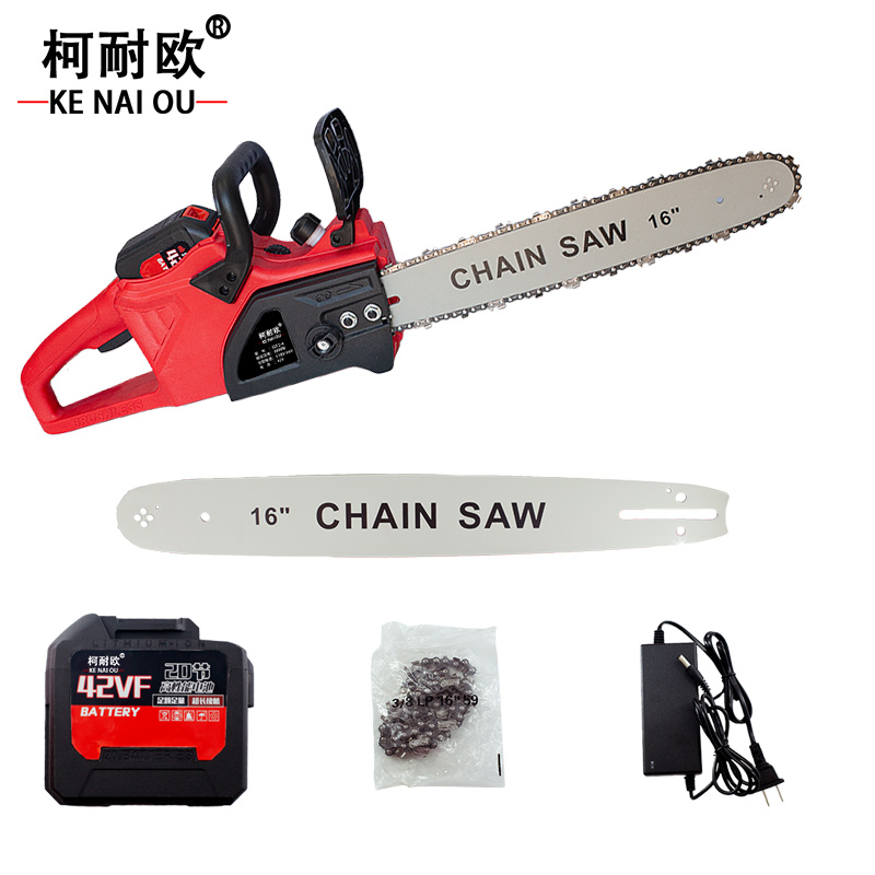 柯耐欧 无刷锂电锯伐木锯电链锯高速锯 20节一电一充 20节两电一充 套高清大图