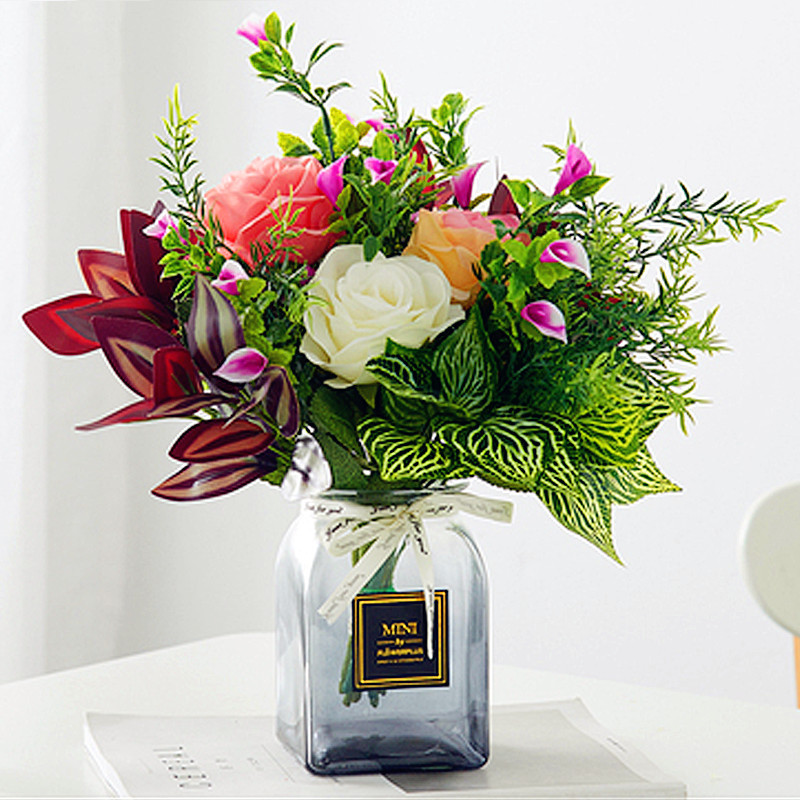 乐逸仕 Leyishi 花瓶 花艺陶瓷花瓶摆件干花插仿真花器客厅餐桌欧式家居装饰品绿色水培插花器 G款 价格图片品牌报价 苏宁易购金乐泰家居专营店