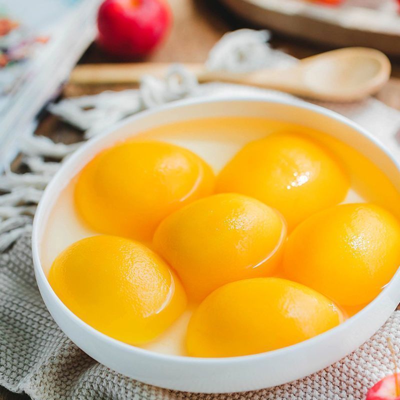 砀山黄桃罐头2瓶3瓶4瓶装手工糖水罐头新鲜黄桃大罐玻璃瓶装送礼公司