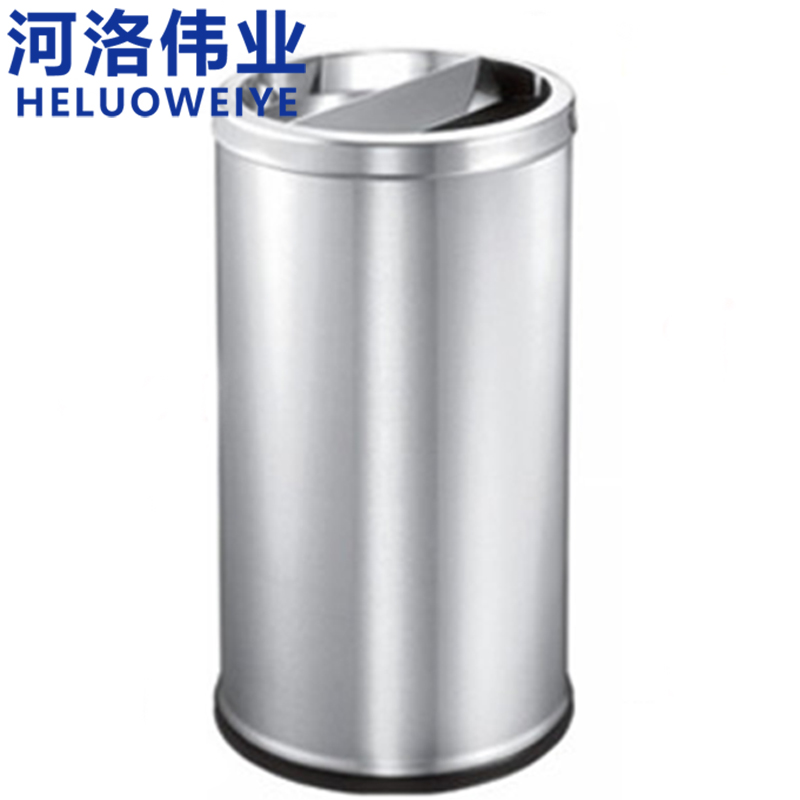 河洛伟业 垃圾桶半投61cm个