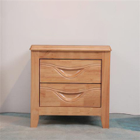 珩逸床头柜简约现代卧室床边储物柜升级款榉木色50*41*50cm