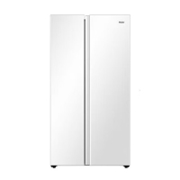 海尔（Haier） BCD-537WGHSSEDWV 冰箱537升对开门双开门白色 一级能效双变频