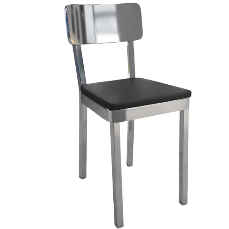 铭思达餐椅不锈钢把高清大图