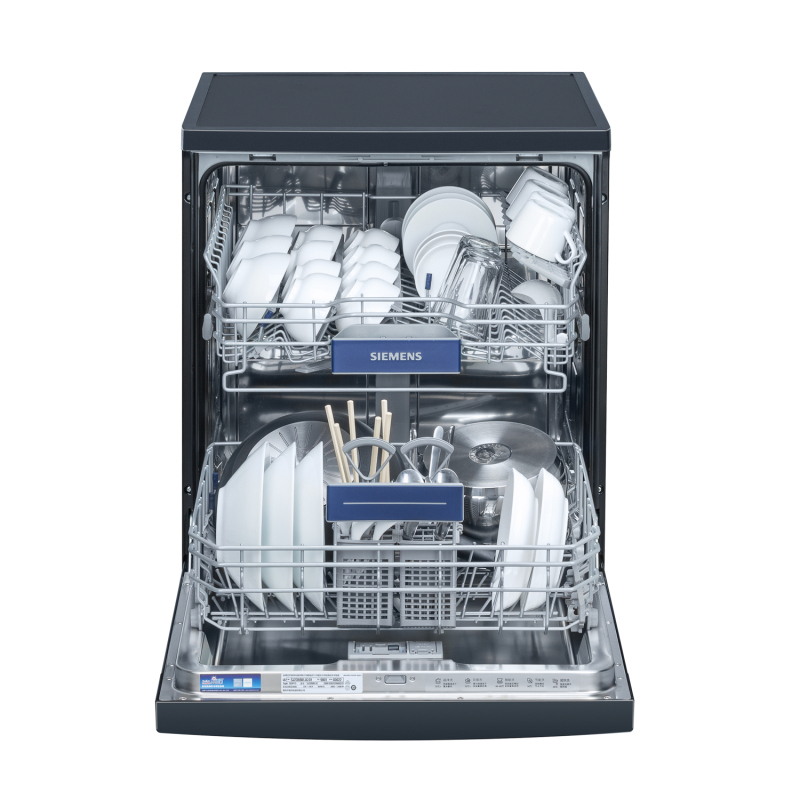 西门子 SJ235B01JC 12套 独立式 洗碗机 家用全自动大容量 5D智能洁净 高温除菌高清大图