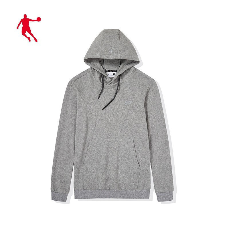 乔丹运动卫衣男秋季新款长袖连帽休闲卫衣男针织上衣外套男视频