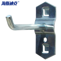 海斯迪克 gnjz-1429 货架挂钩工具挂钩 方孔洞洞板挂钩 五金工具架 工具墙板挂钩 单斜挂钩75mm 10个