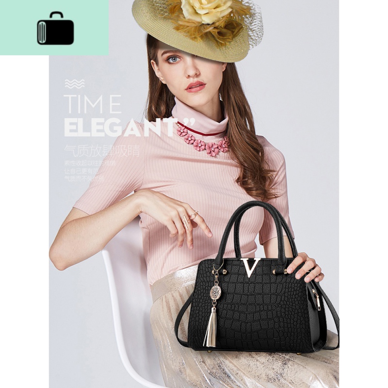 中年女士包包送妈妈气质女包包2020新款潮时尚手提包单肩斜挎皮包NEWLAKE高清大图