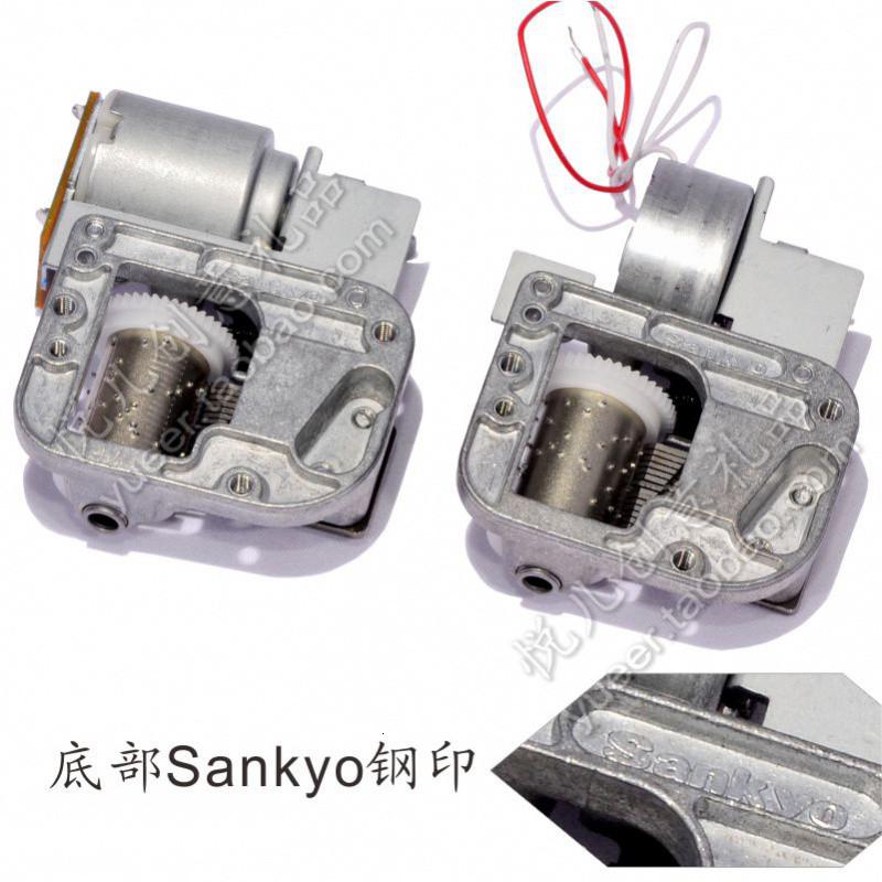 电动音乐盒八音盒机芯1.5伏的马达机 带电线 diy手工配件0082 三维工匠 曲目:F2Z-遇见高清大图