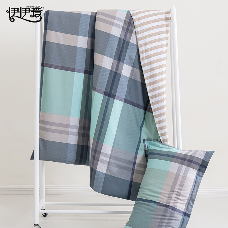 伊伊爱 YJD25345S 员工公寓觉忆S系列格调四件套 200*230cm（单位：套）高清大图