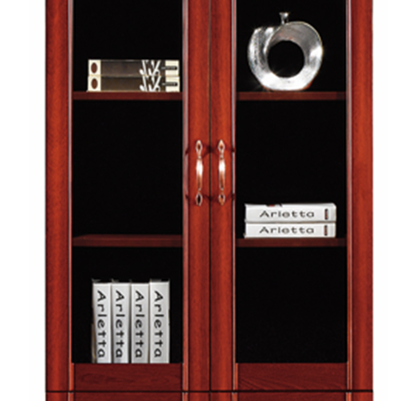 中豫鑫泽 ZYXZ4052405木质文件柜油漆贴木皮资料柜书柜 二门高清大图