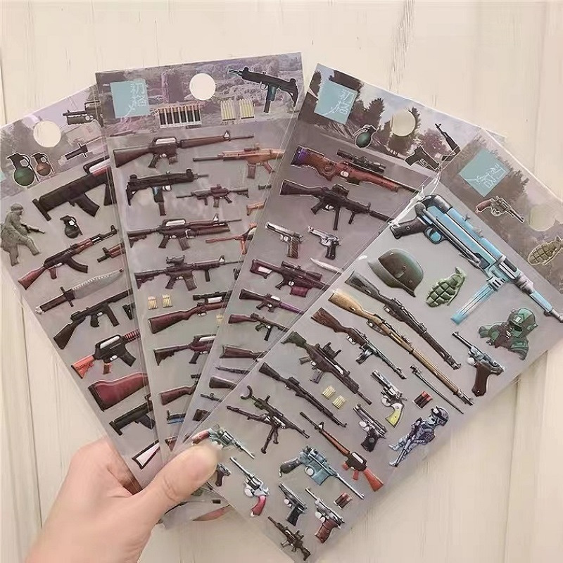 初格加厚松软泡棉贴纸(武器)