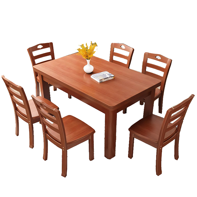 圣承启简约餐桌单桌1m张高清大图