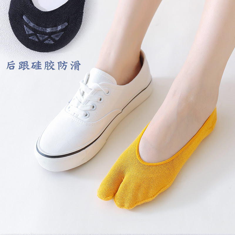 suntek二趾袜二指袜脚趾袜分趾袜浅口船袜夏季吸汗透气女棉防滑隐形袜