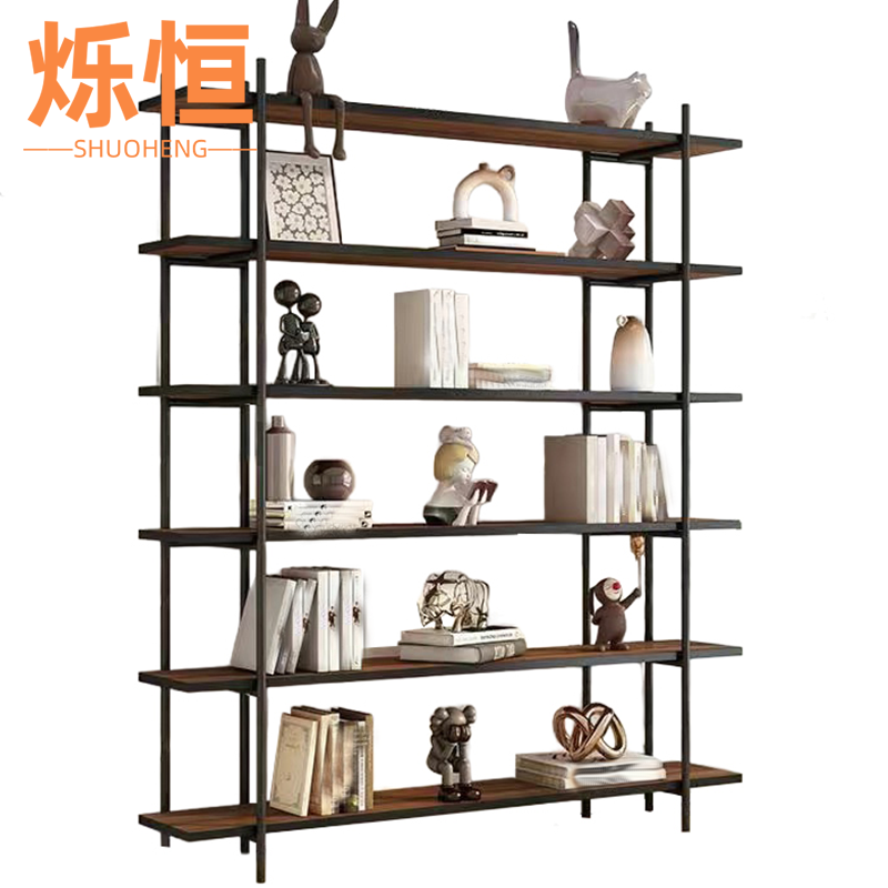 烁恒 落地书架 80*30*213cm 个高清大图