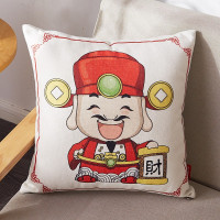 时尚居家抱枕 FN-TJ023 漫生活爱家亚麻抱枕45*45cm(单位:个)