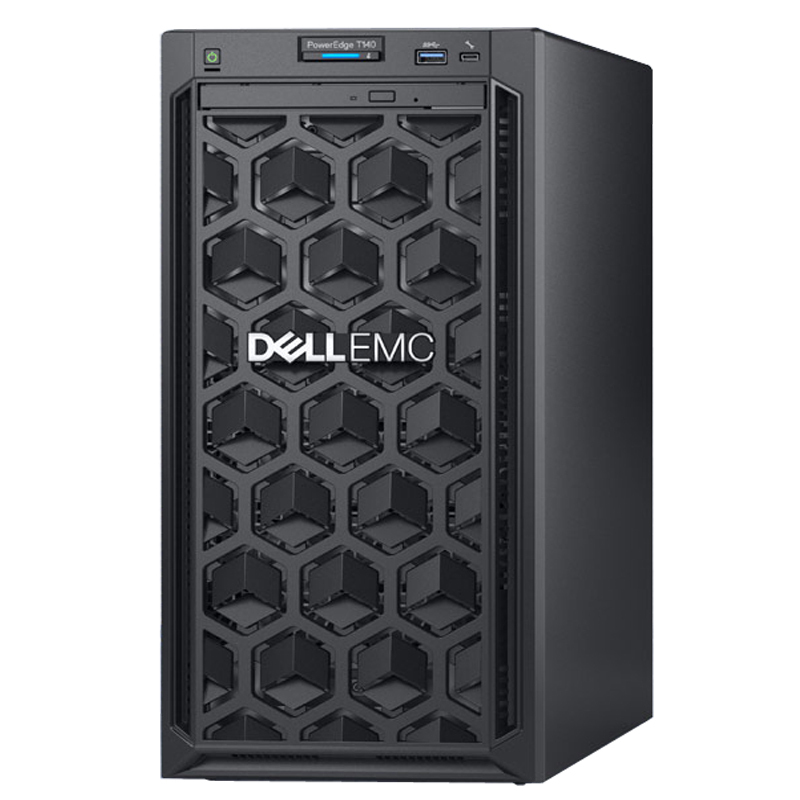 戴尔(Dell) PowerEdgeT140 塔式服务器 ( 至强E-2124 8G 1T DVDRW H330 大唐)