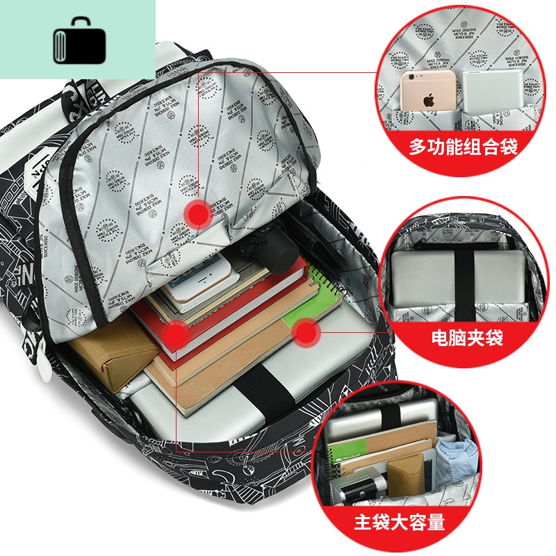 小学生书包男高中学生儿童超轻双肩包女四五六年级初中生背包三NEW LAKE高清大图