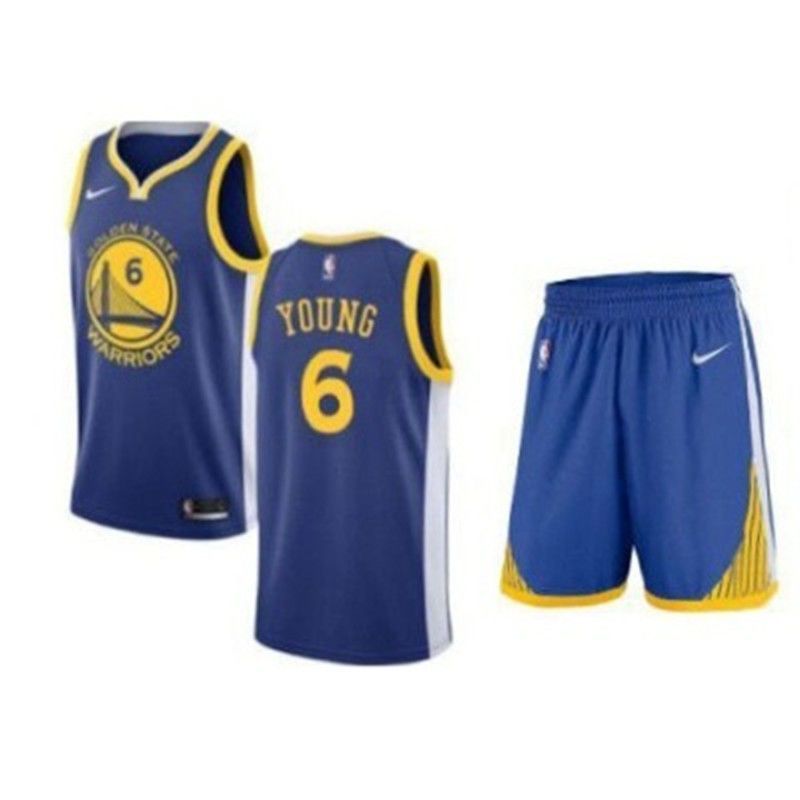 0号尼克扬6号球衣勇士套装学生男女湖人尼克扬球衣套装篮球服