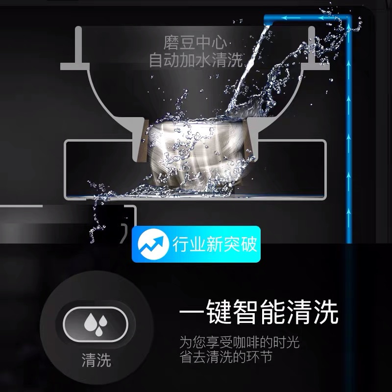 Petrus/柏翠 PE3900咖啡机家用全自动一体机磨豆小型美式煮咖啡壶