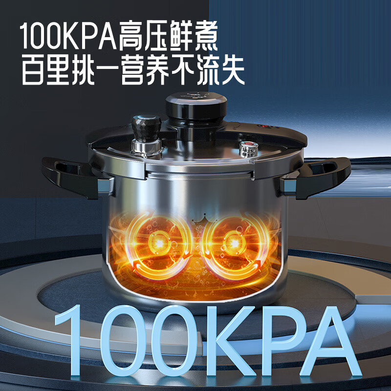 帝伯朗(TIBORANG) DS22-6.0-100 花样系列 辰星多功能压力锅6L高清大图