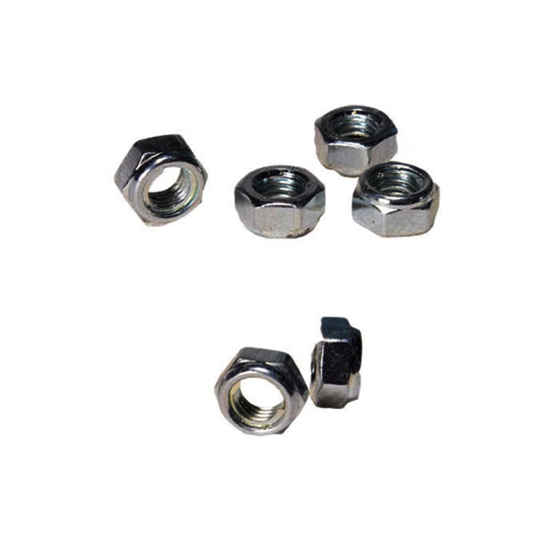炯毅 六角法兰螺母锁紧带垫防松螺帽防滑自锁螺丝帽 1型全金属六角锁紧螺母 M10 个高清大图