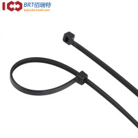 3*80mm 国标环保尼龙扎带束线带 耐高温扎带 1000条 扎带黑色