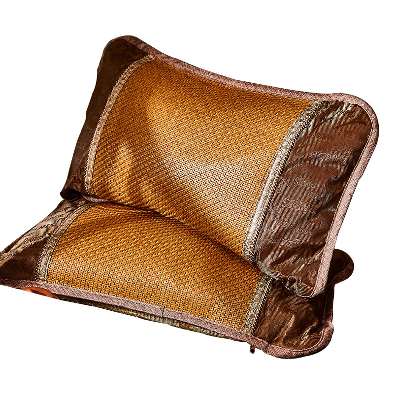 夏凉枕茶叶枕头儿童成人夏天护颈凉枕夏季冰丝凉席颈椎枕芯简约床上