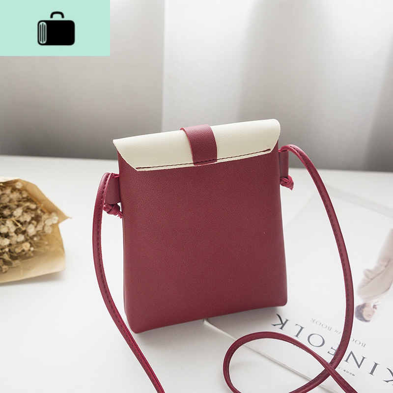 女生斜挎包包韩版时尚手机包女新款单肩包学院网红零钱手提小方包NEW LAKE女士钱包/卡包高清大图