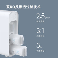 小米净水器H1000G米家智能家用RO厨下直饮纯水机