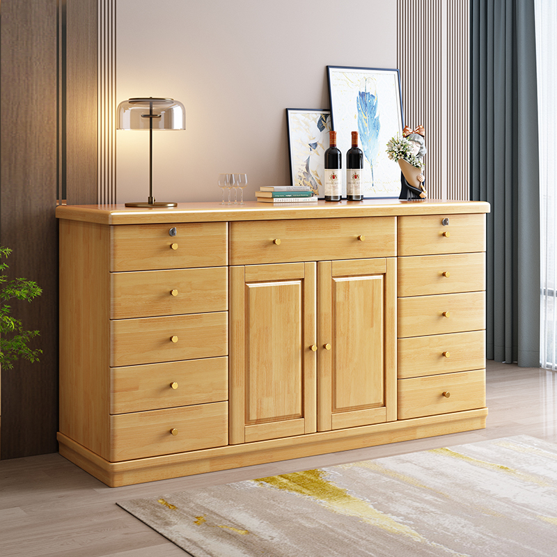 青木川 简约现代实木五斗柜六斗橱主卧室客厅卧室房间家用书房收纳储