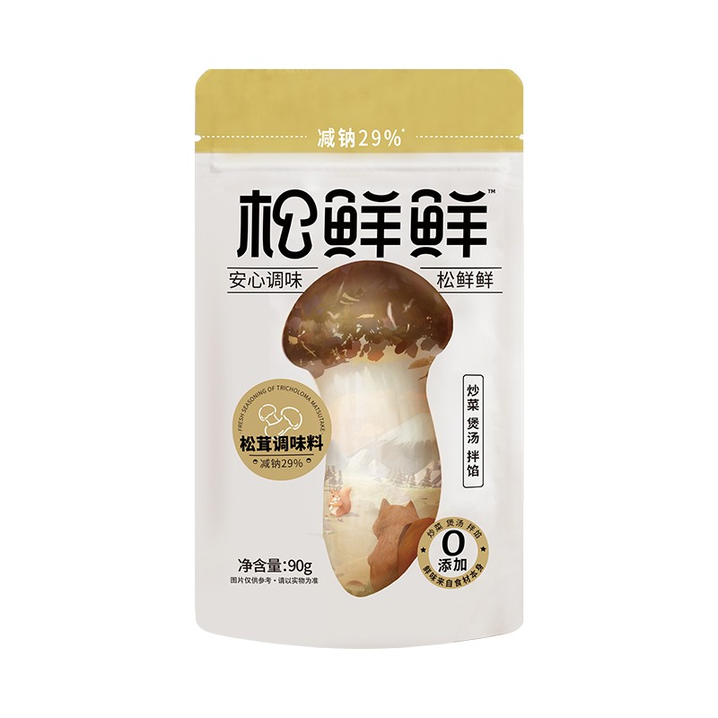 松鲜鲜松茸调味料袋装90g*4