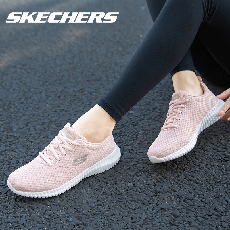 斯凯奇 女 跑步鞋 7/24 8730031-ROS高清大图