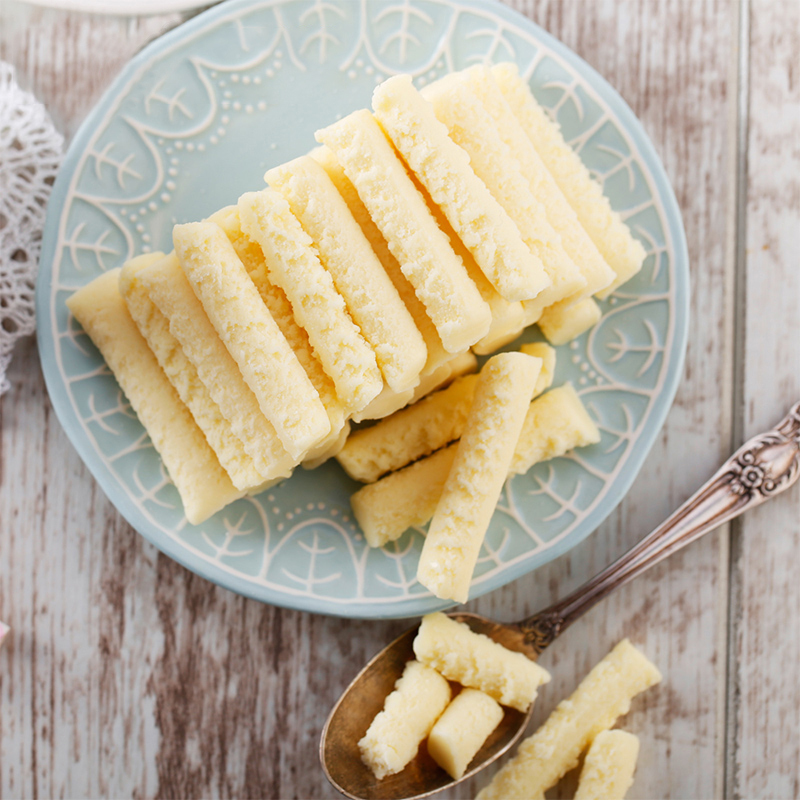 科尔沁休闲零食奶干酸奶味100g 内蒙古特产奶