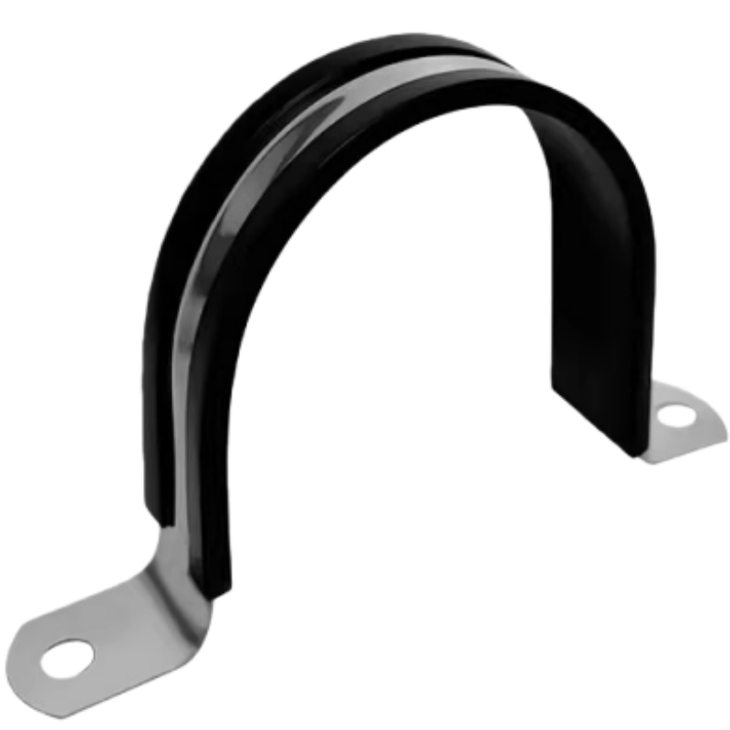 冰匠 304不锈钢管卡扣U型带连胶条骑马卡 单位:包高清大图