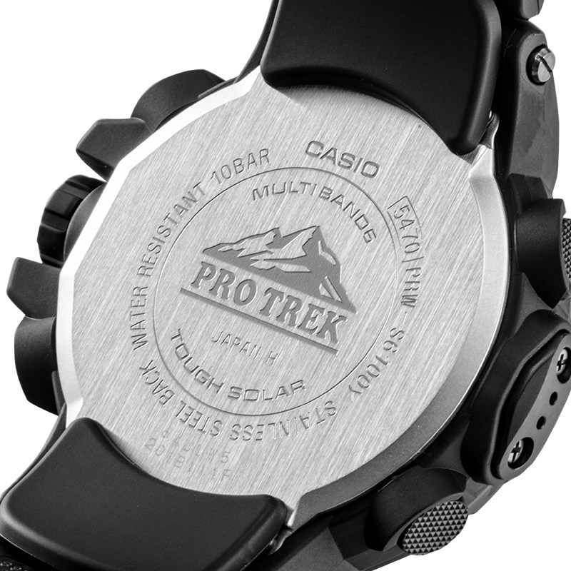 卡西欧(CASIO)手表 PROTREK系列太阳能电波登山户外运动男表 PRW-S6100Y-1