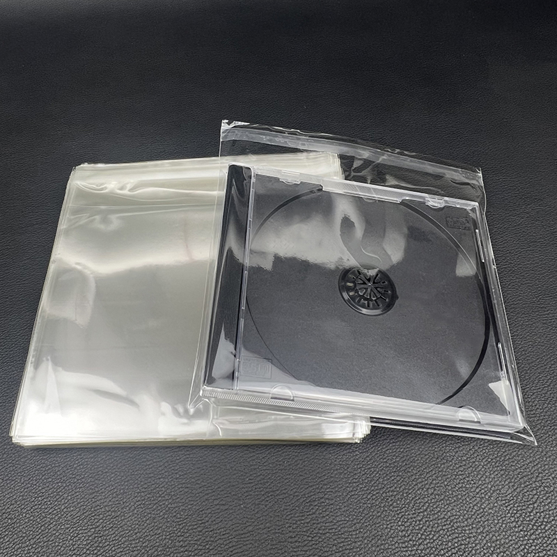 新款CD盒防尘袋透明外袋DVD盒包装袋自封袋光盘盒蓝光盒袋子光碟壳袋高清大图