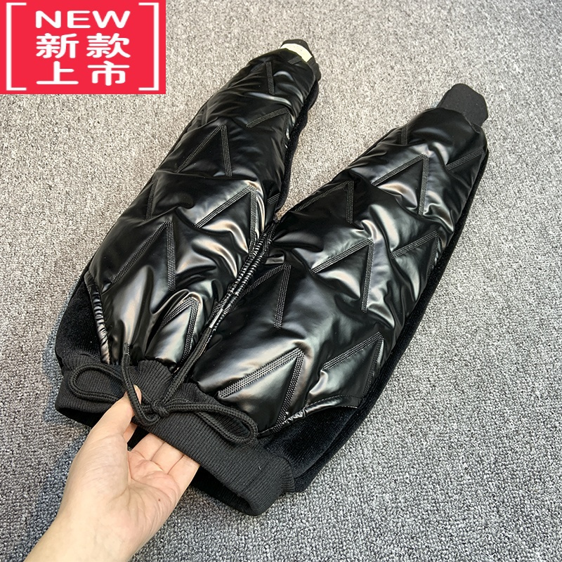 可莉允宝宝棉裤外穿男童裤子加绒加厚冬季儿童保暖裤羽绒棉一条过冬东北