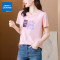 真维斯旗下JSW短袖T恤女宽松大码半袖体恤2022新款夏季时尚上衣女