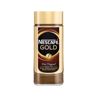 [产自德国]雀巢(Nestle)速溶金牌原味黑咖啡 200g/瓶 进口咖啡 速溶原味咖啡 咖啡粉 荷兰进口