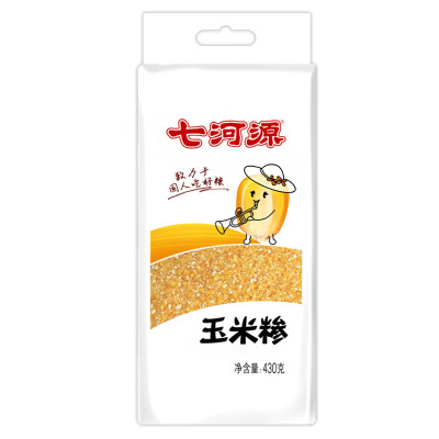 七河源 玉米糁430g 国产食品 粮油 杂粮 玉米 无添加 小细颗粒 玉米 五谷 粗粮 真空装 大米伴侣