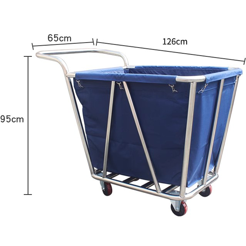 豫龙都 布草车 带扶手/个高清大图