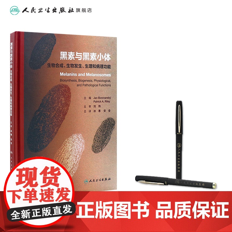 黑素与黑素小体生物合成生物发生生理和病理功能和黑色素糖皮质激素神经元美容美白祛斑外科学人卫专业知识皮肤科医学书高清大图