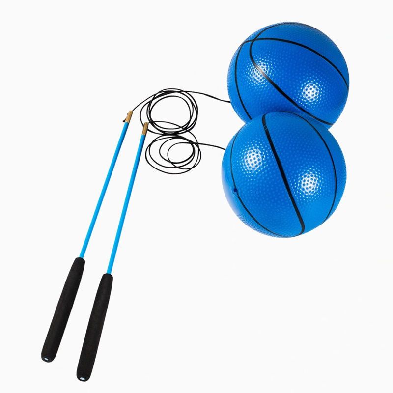 中老年人健身球甩甩球跳跳球儿童学生弹力球减肥球摔球锻炼肩颈加厚款