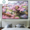 钻石画2019新款浪漫樱花风景5d点贴钻十字绣现代简约客厅卧室满钻 封后 满钻[80*55厘米]自封袋九钻笔
