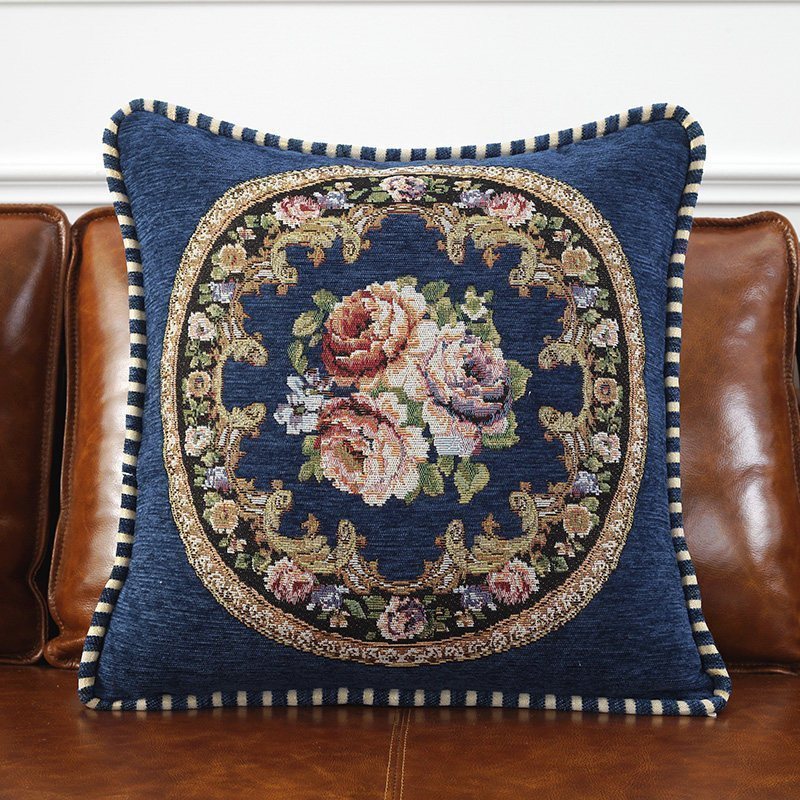 美帮汇抱枕靠垫客厅欧式简约沙发靠枕女简约现代大靠背床头抱枕套不含芯高清大图