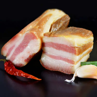 [中华特色]六安馆 牧鹅招牌五花咸肉腊肉400g 风干土猪肉腌制非烟熏安徽上海咸肉 腊味制品